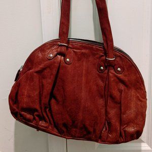 Large Paolo Masi BEAUTIFUL Red Genuine Leather Bag